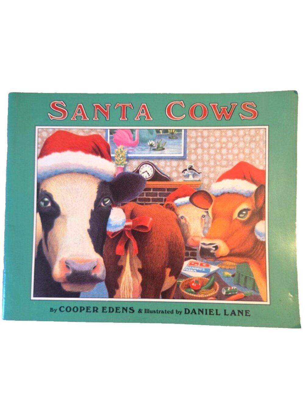 Santa Cows by Cooper Edens Paperback Childrens' Book Cubs Fiction